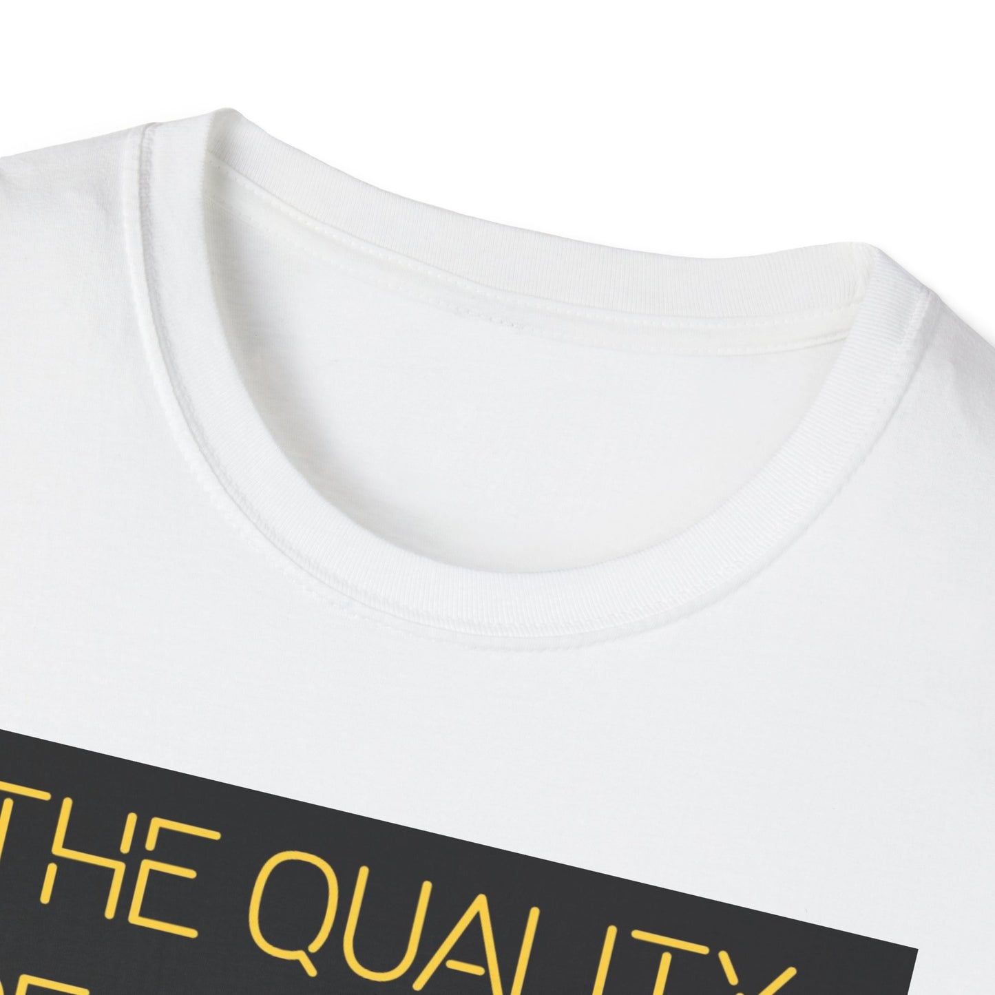 Inspirational Quote T-Shirt | Quality of Mindset Tee | Motivational Apparel, Gift for Friends, Casual Wear, Unisex Fashion, Positive Vibes