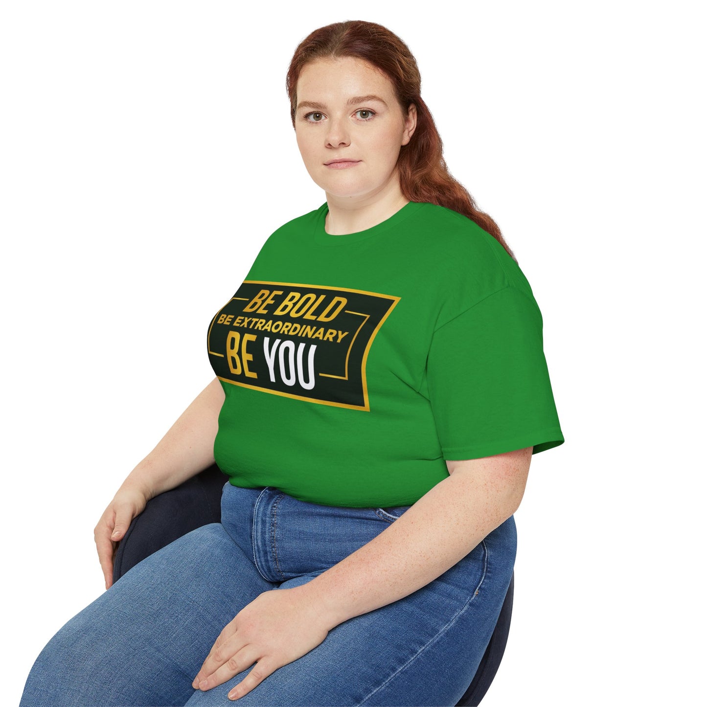Inspirational Quote Tee - Be Bold Be Extraordinary Be You, Motivational Shirt, Gift for Friends, Self-Love Apparel, Everyday Wear