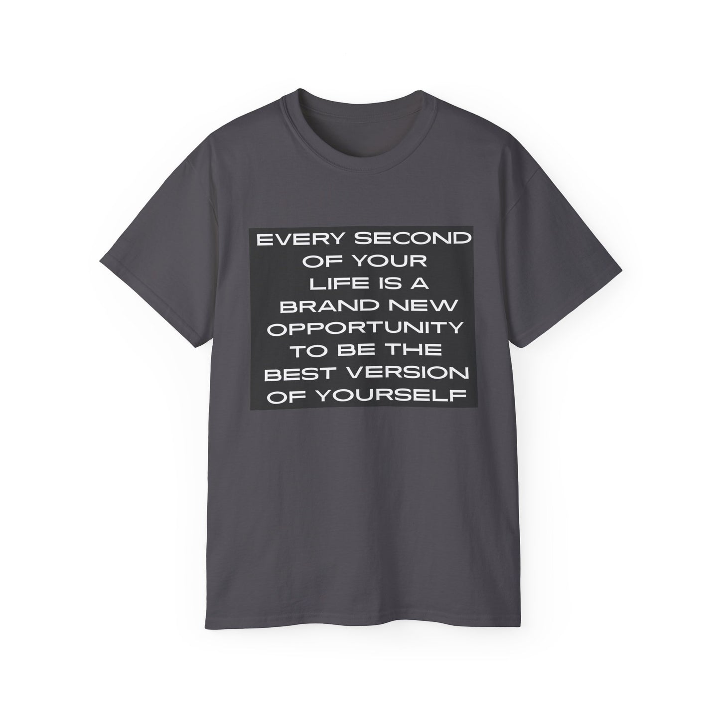 Motivational Quote Tee | Unisex Ultra Cotton Tee, Inspirational Shirt, Self-Improvement Apparel, Gift for Him/Her, Everyday Wear