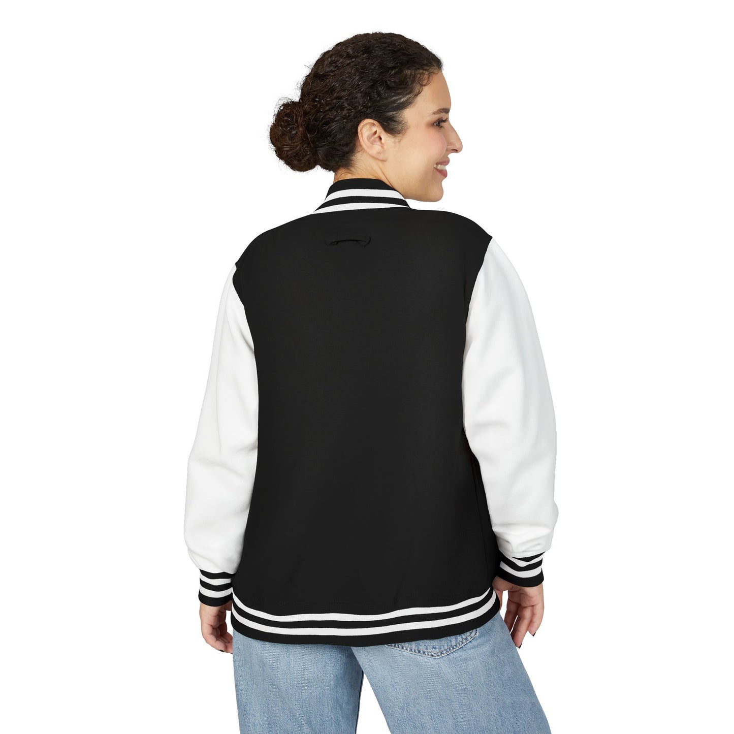Unisex Heavyweight Letterman Jacket, Inspirational Fashion Outerwear, Customizable College Style, Perfect for Gifts, Casual Wear, [...]