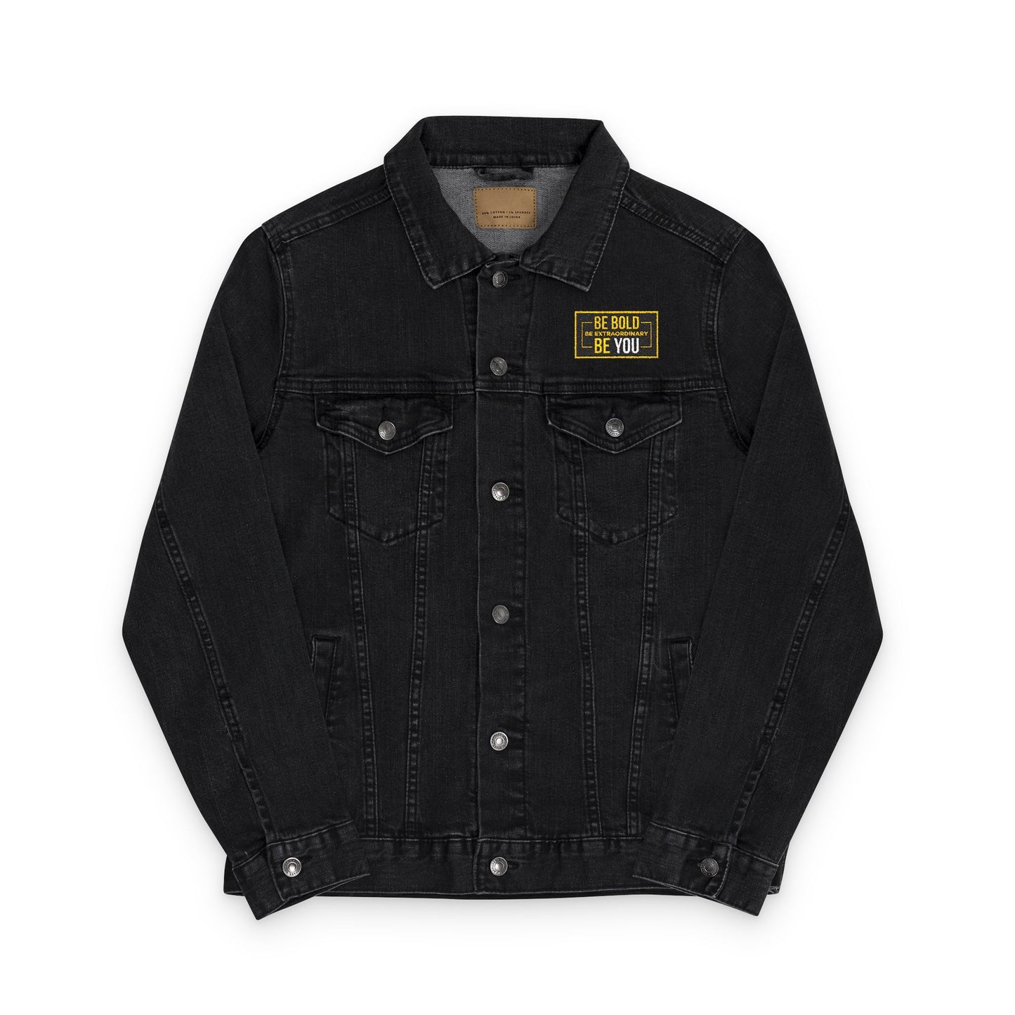Embroidered Unisex Denim Jacket - Modern Fashion Staple for Every Occasion, Casual Style, Gift for Her or Him, Streetwear Denim, Cool [...]