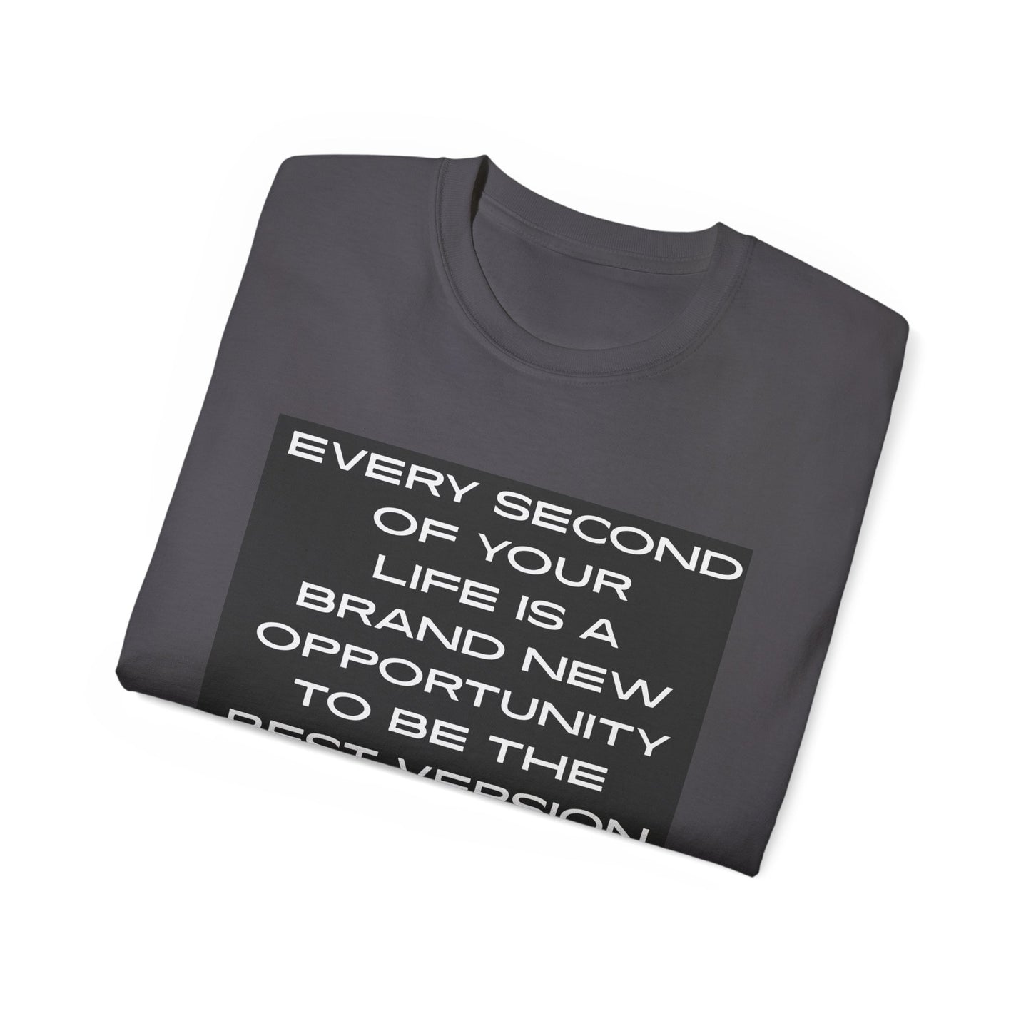 Motivational Quote Tee | Unisex Ultra Cotton Tee, Inspirational Shirt, Self-Improvement Apparel, Gift for Him/Her, Everyday Wear