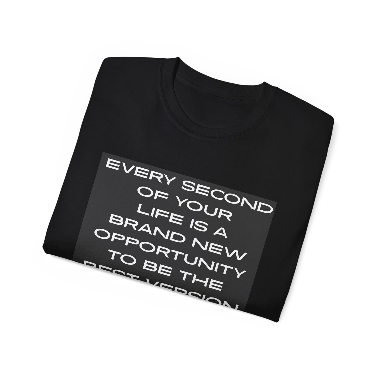 Motivational Quote Tee | Unisex Ultra Cotton Tee, Inspirational Shirt, Self-Improvement Apparel, Gift for Him/Her, Everyday Wear