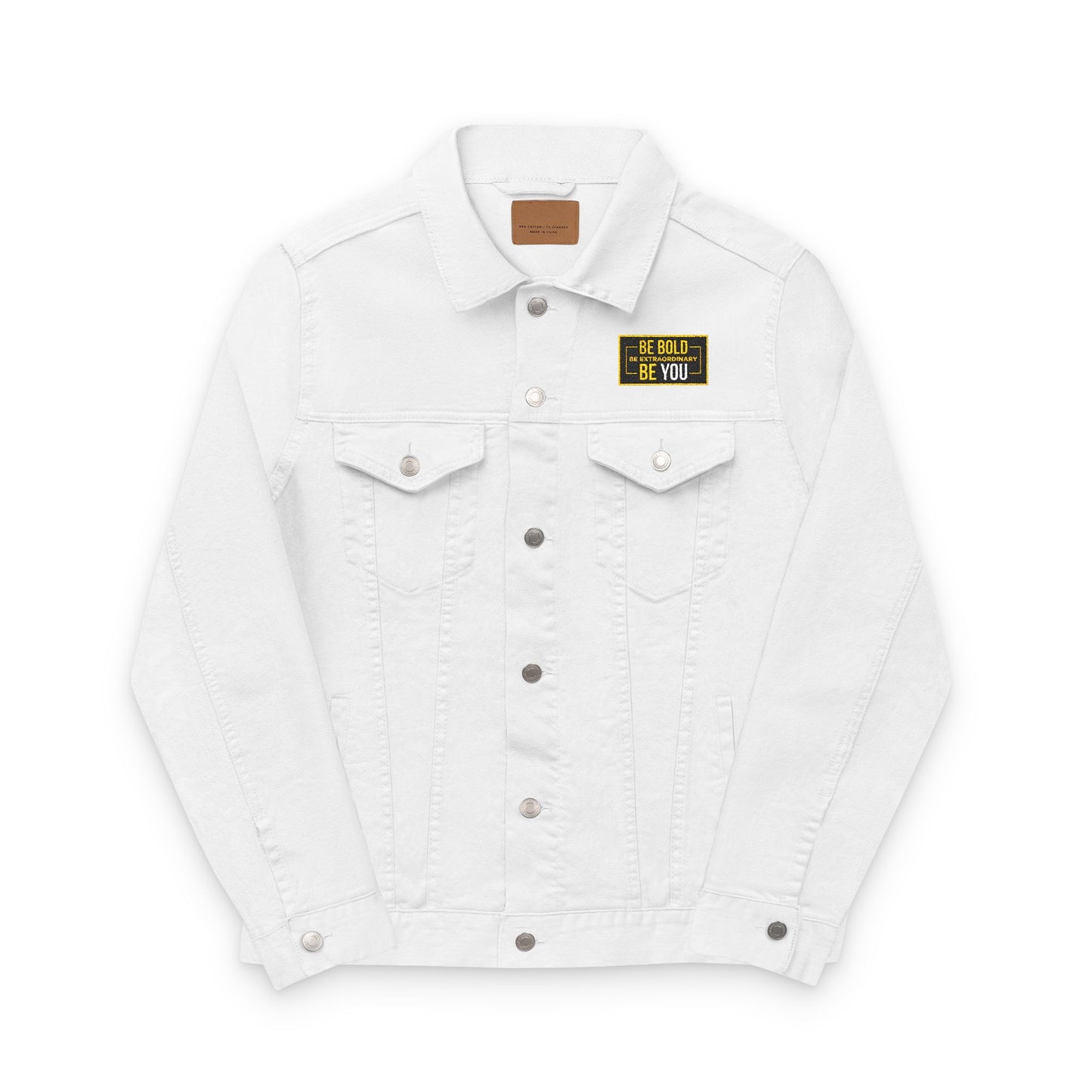 Embroidered Unisex Denim Jacket - Modern Fashion Staple for Every Occasion, Casual Style, Gift for Her or Him, Streetwear Denim, Cool [...]