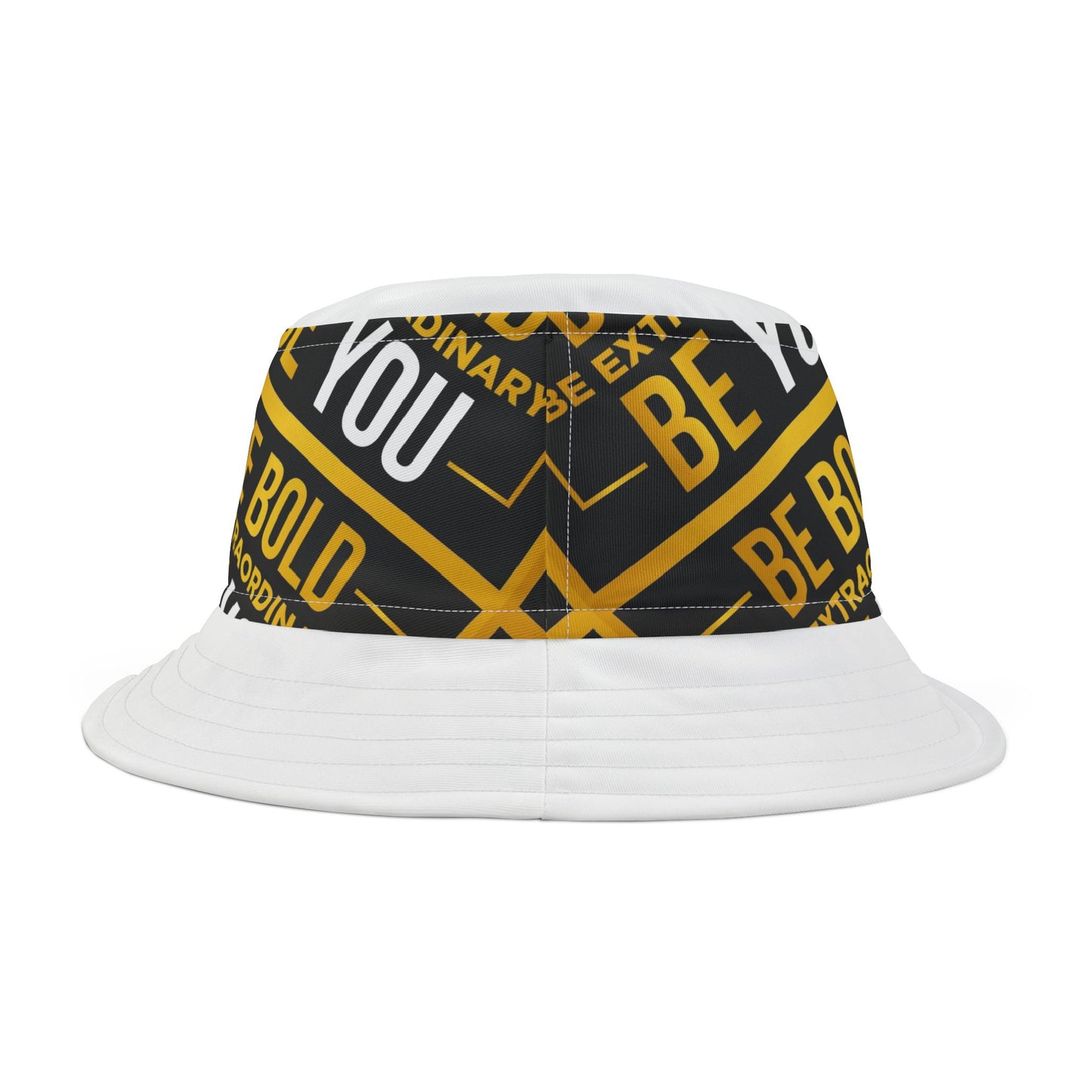 Be Bold Bucket Hat – Inspirational Summer Accessory for Adventurers, Gifts for Creatives, Office or Casual Wear, Beach Days, Festivals